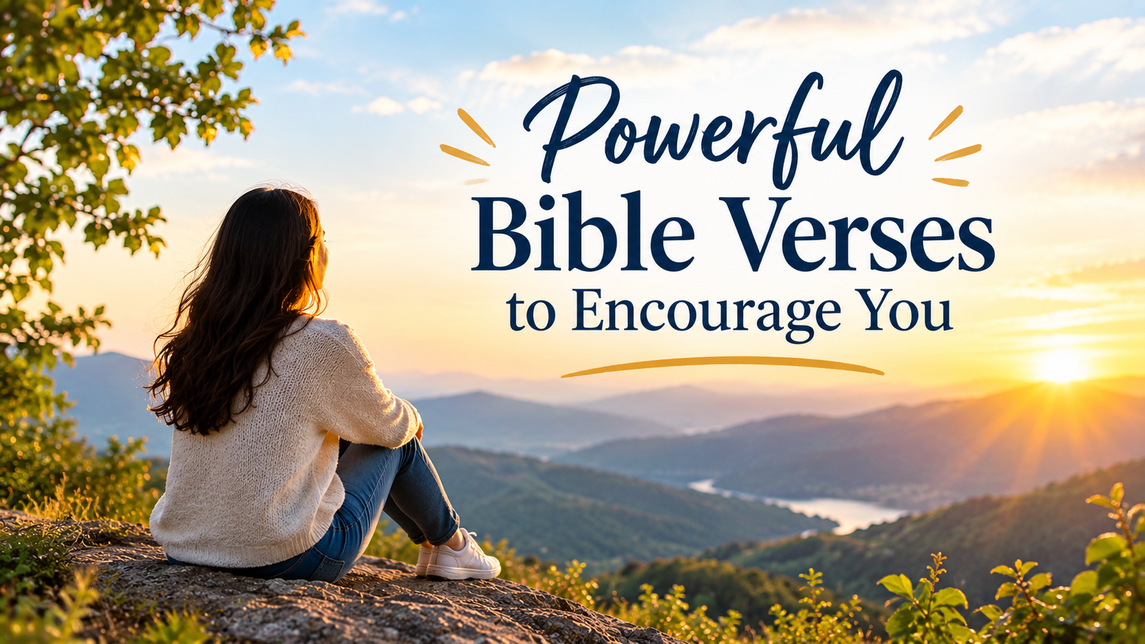 Visual illustration: Powerful Bible Verses to Encourage You